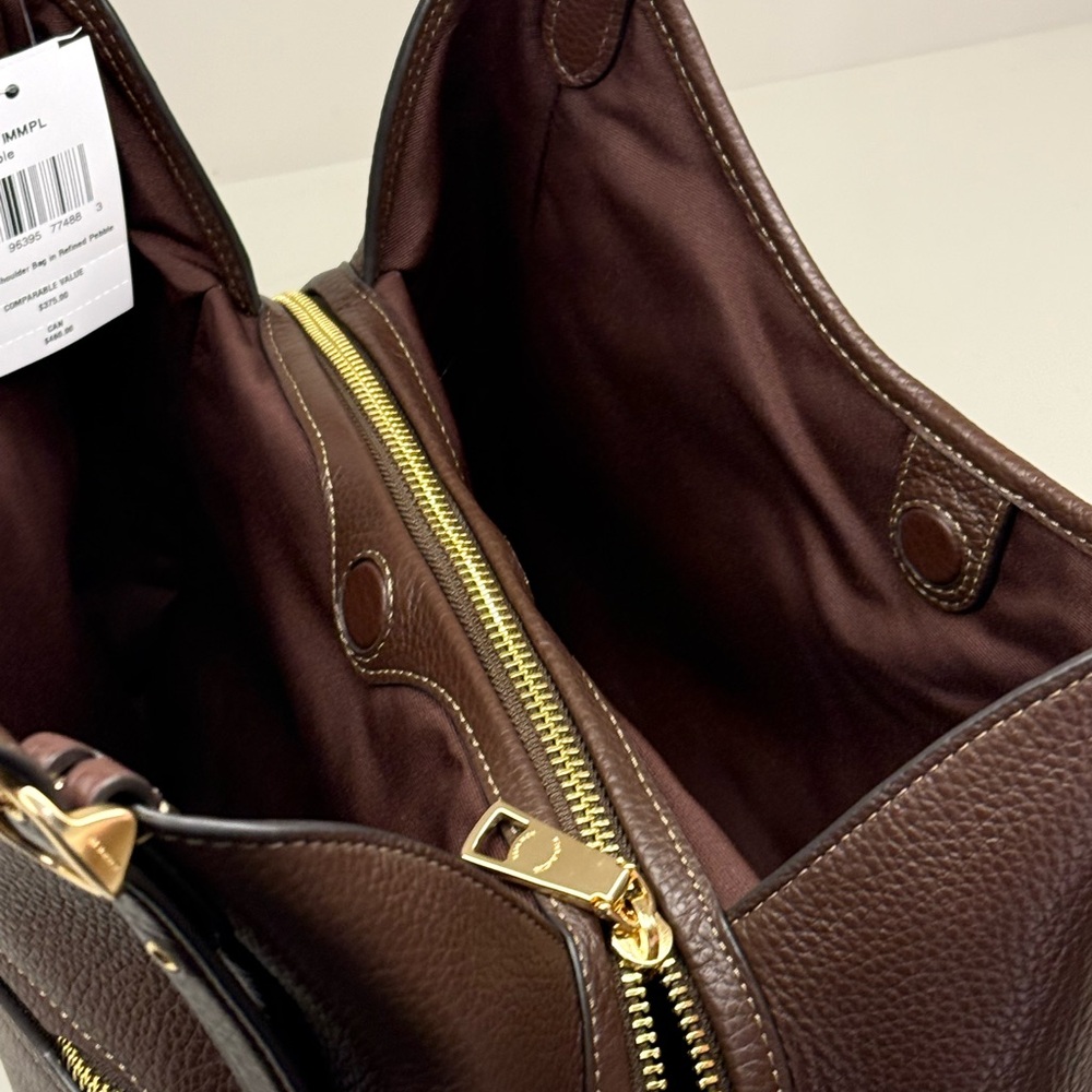 Coach Erin Shoulder Bag Maple New with tag - Picture 11 of 13